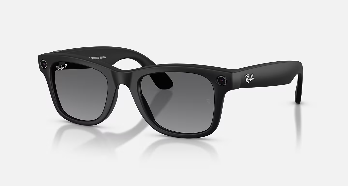 Ray-Ban Meta Wayfarer (Gen 2) Matte Black AI Glasses with Polarized Graphite Gradient Lenses - Kép 1