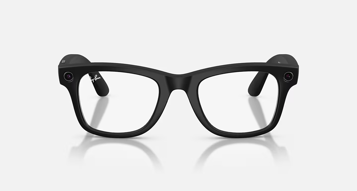 Ray-Ban Meta Wayfarer (Gen 2) Matte Black AI Glasses with Clear Lenses - Kép 2