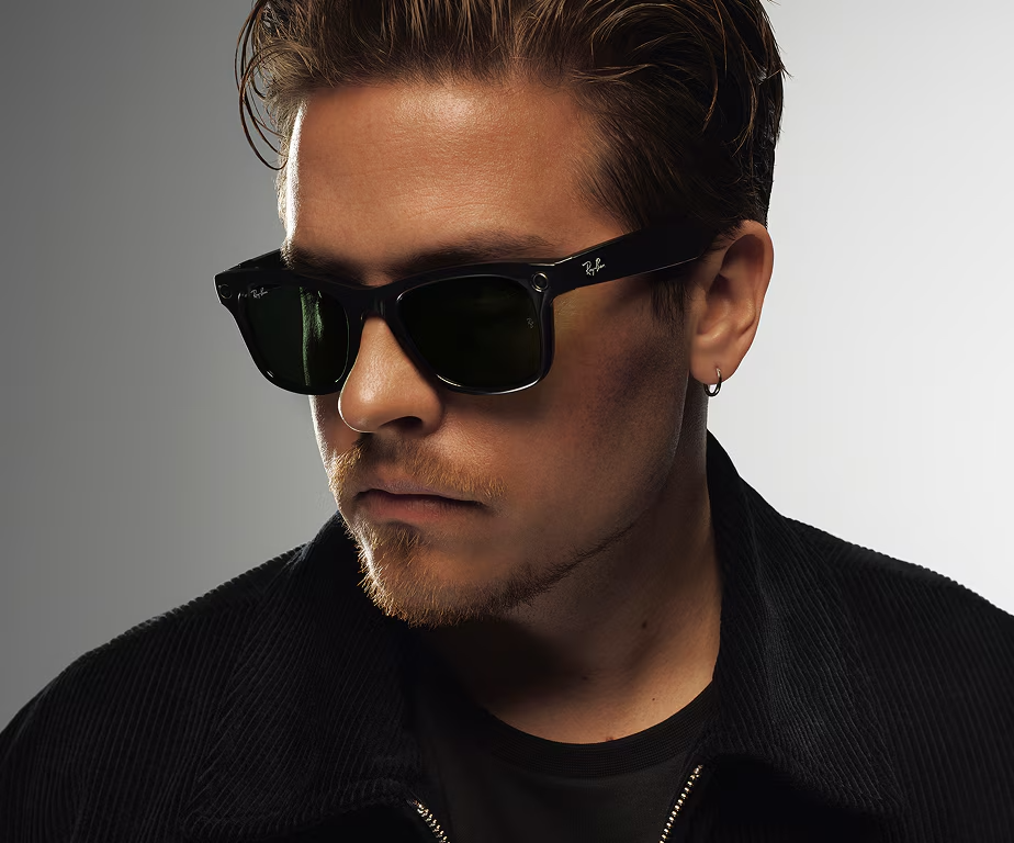 Ray-Ban Meta Wayfarer (Gen 2) Matte Black AI Glasses with Polarized Graphite Gradient Lenses - Kép 3