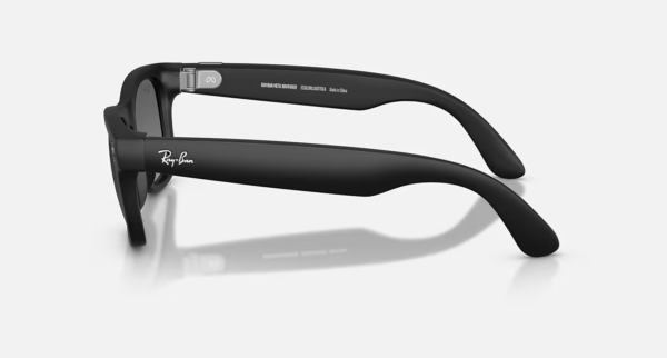 Ray-Ban Meta Wayfarer (Gen 2) Matte Black AI Glasses with Polarized Graphite Gradient Lenses - Kép 4