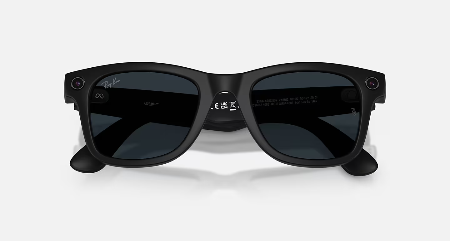 Ray-Ban Meta Wayfarer (Gen 2) Matte Black AI Glasses with Grey Transitions® Lenses - Kép 5