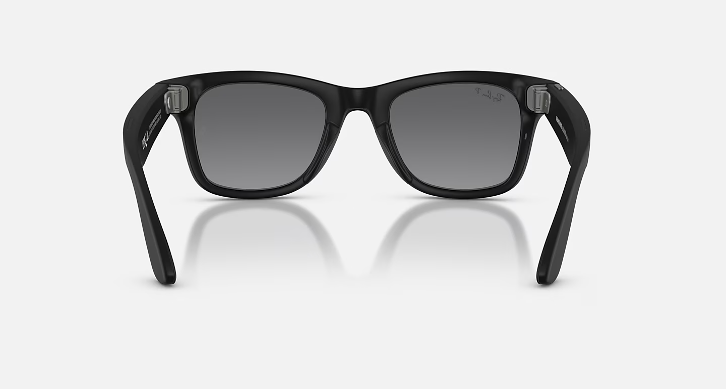 Ray-Ban Meta Wayfarer (Gen 2) Matte Black AI Glasses with Polarized Graphite Gradient Lenses - Kép 5