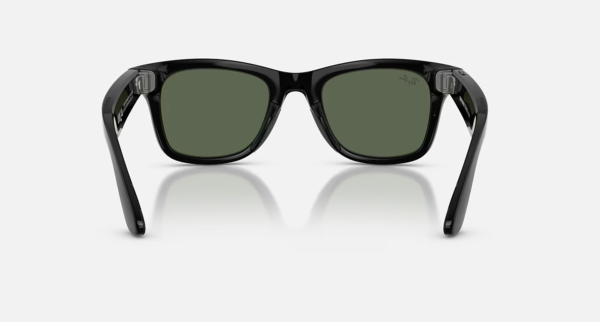 Ray-Ban Meta Wayfarer (Gen 2) Shiny Black AI Glasses with Green Lenses - Kép 5
