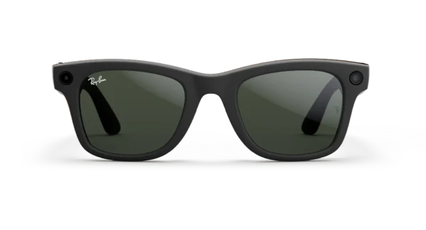 Ray-Ban Meta Wayfarer (Gen 1) Matte Black AI Glasses with Green Transitions® Lenses - Kép 2