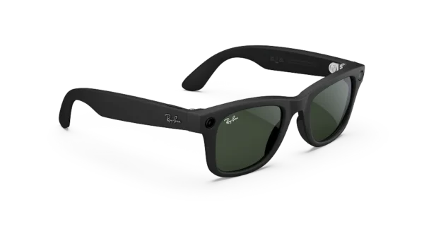 Ray-Ban Meta Wayfarer (Gen 1) Matte Black AI Glasses with Green Transitions® Lenses - Kép 3