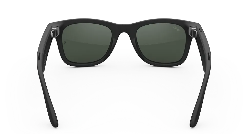 Ray-Ban Meta Wayfarer (Gen 1) Matte Black AI Glasses with Green Transitions® Lenses - Kép 4