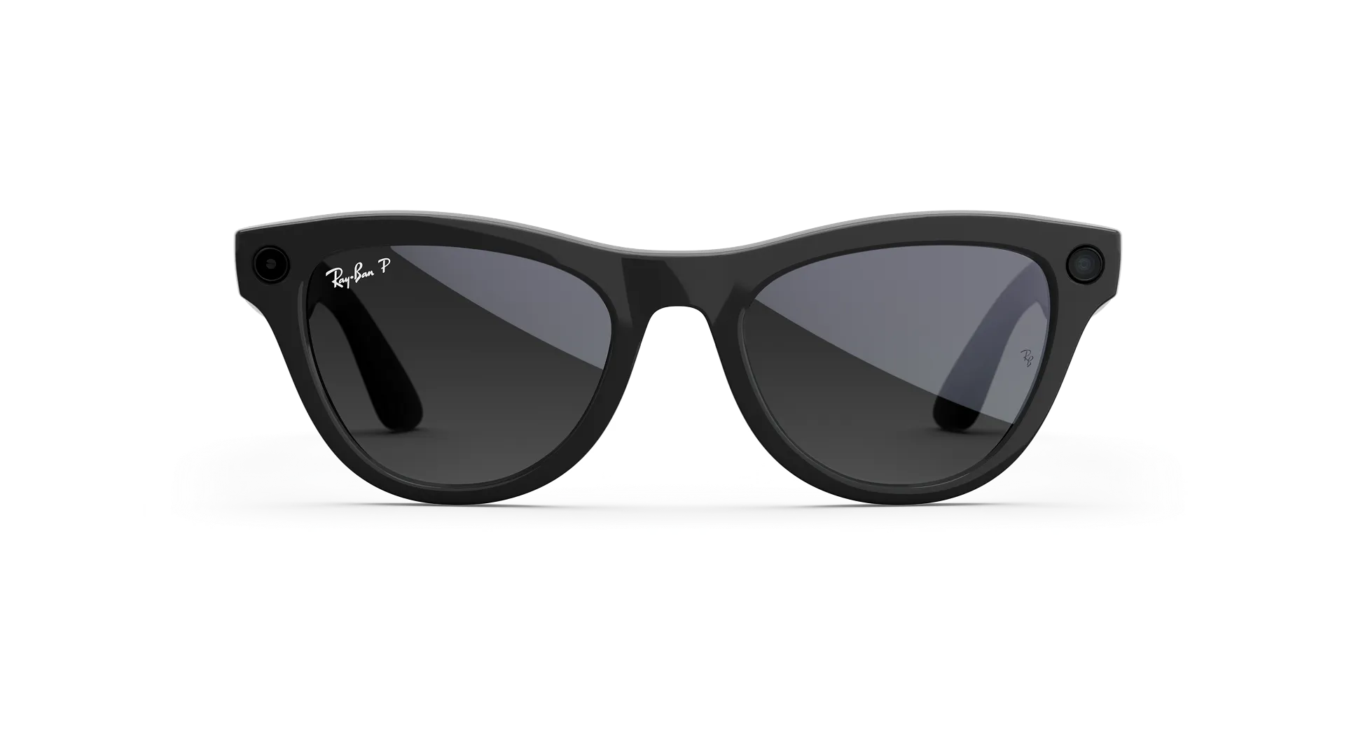 Ray-Ban Meta Skyler (Gen 2) Shiny Black AI Glasses with Polarized Black Lenses - Kép 2