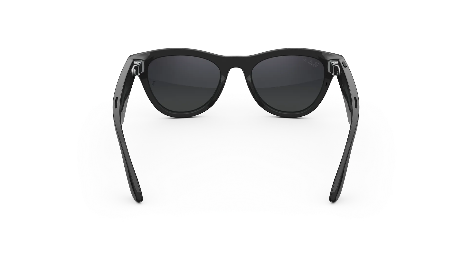 Ray-Ban Meta Skyler (Gen 2) Shiny Black AI Glasses with Polarized Black Lenses - Kép 4