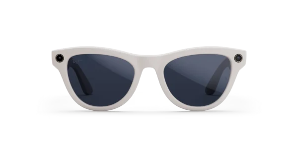 Ray-Ban Meta Skyler (Gen 2) Shiny Chalky Gray AI glasses with Sapphire Transitions® lenses - Kép 3