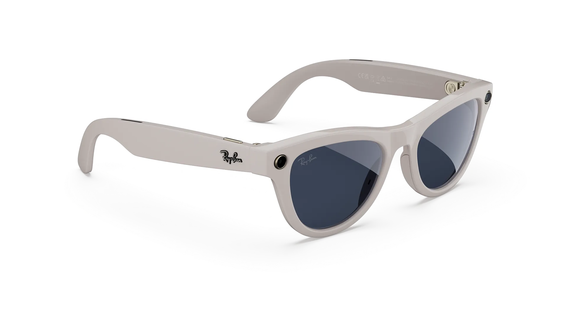 Ray-Ban Meta Skyler (Gen 2) Shiny Chalky Gray AI glasses with Sapphire Transitions® lenses - Kép 4