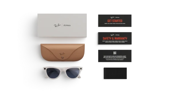 Ray-Ban Meta Skyler (Gen 2) Shiny Chalky Gray AI glasses with Sapphire Transitions® lenses - Kép 6