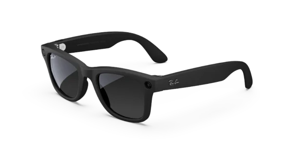 Ray-Ban Meta Wayfarer (Gen 1) matt fekete AI szemüveg fekete lencsékkel