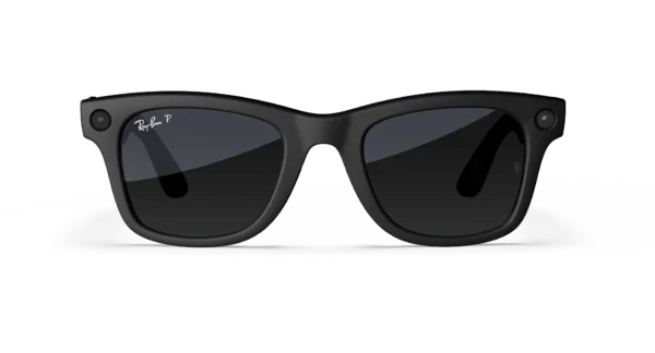Ray-Ban Meta Wayfarer (Gen 1) Matte Black AI Glasses with Black Lenses - Kép 2