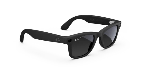 Ray-Ban Meta Wayfarer (Gen 1) Matte Black AI Glasses with Black Lenses - Kép 3