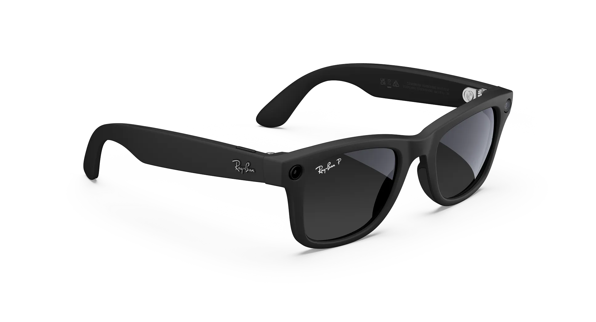 Ray-Ban Meta Wayfarer (Gen 1) Matte Black AI Glasses with Black Lenses - Kép 3