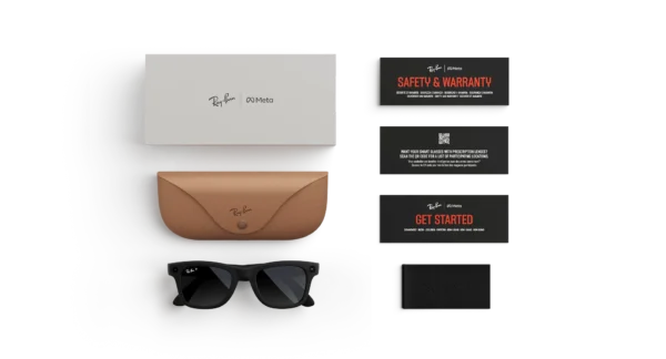 Ray-Ban Meta Wayfarer (Gen 1) Matte Black AI Glasses with Black Lenses - Kép 5