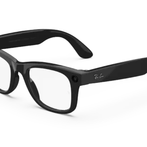 Ray-Ban Meta Wayfarer (Gen 1) fényes fekete AI szemüveg átlátszó lencsékkel