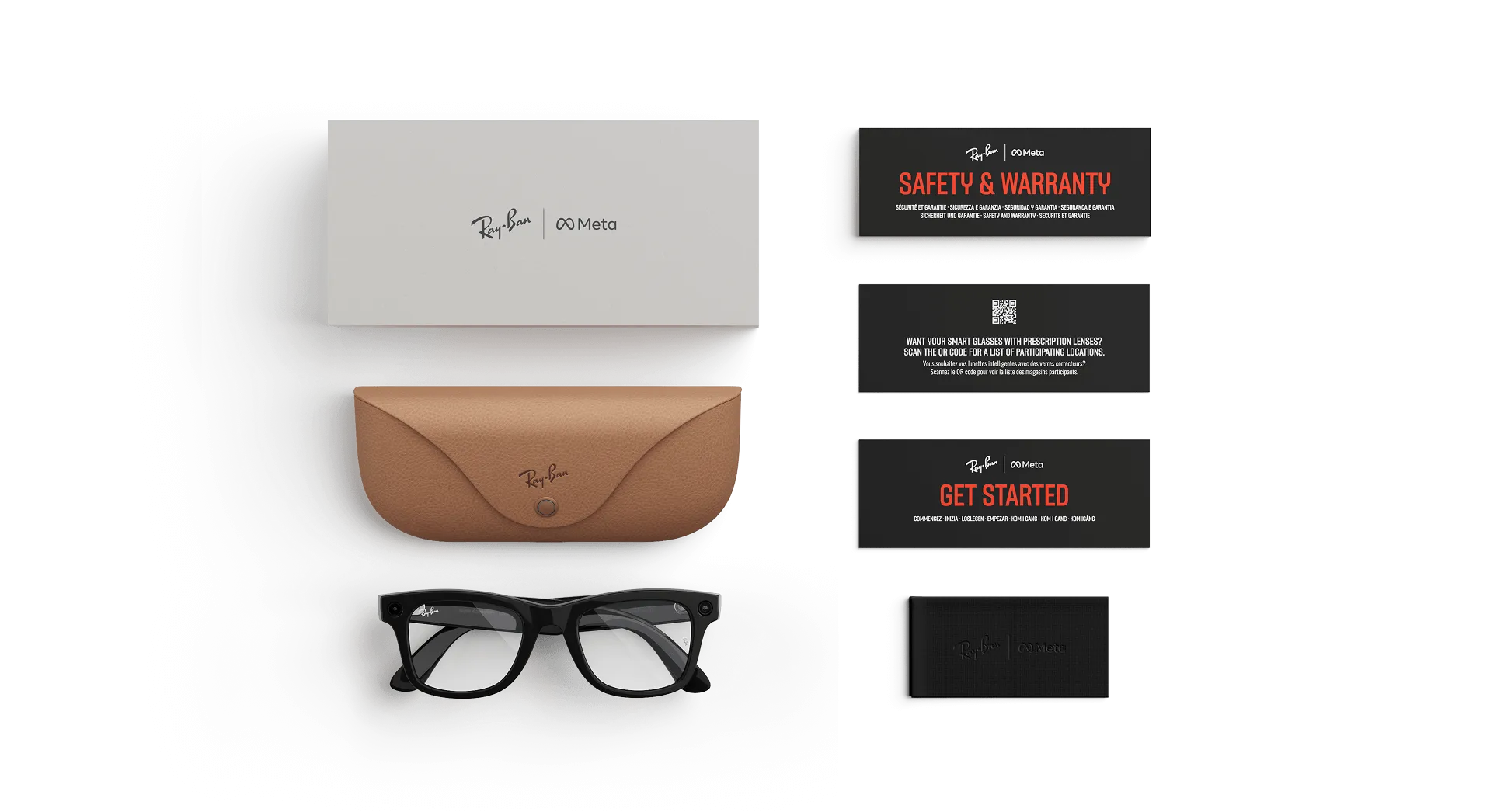 Ray-Ban Meta Wayfarer (Gen 1) Shiny Black AI Glasses with Clear Lenses - Kép 5